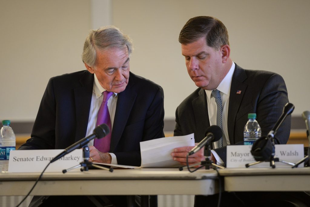 Ed Markey and Marty Walsh